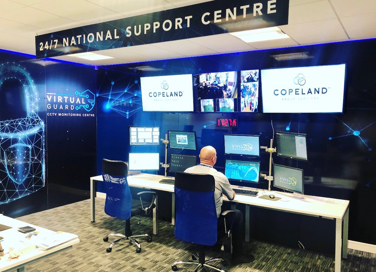 The Copeland national support centre, where Virtual Guard is watched